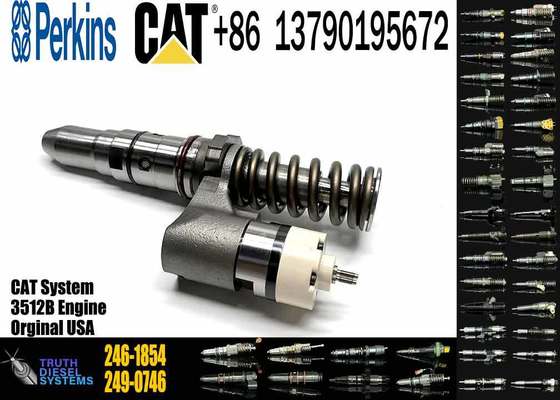 246-1854 2461854 Diesel Fuel Injector for Caterpillar CAT 3508C 3512C 10R-7238 Common Rail Injection Valves