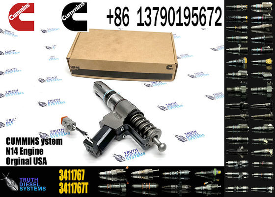 Excavator Parts 3411767 3411765 Diesel Engine Fuel Injector 3411767 N14 Excavator Injector