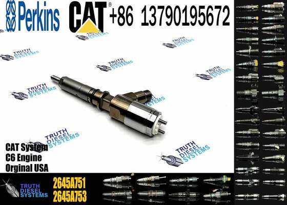Common Rail Diesel Fuel Injector 2645A751 3200655 320-0655 for Excavator C6.6 C6.4 C4.4 Engine 320D
