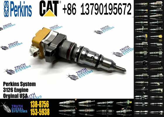 Excavator Injector 138-8756 1388756 for 3126 Engine Parts Diesel Nozzle Assembly