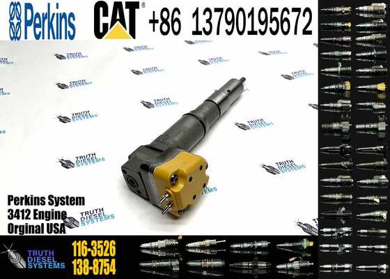 Fuel Injector 104-3377 174-7526 111-7916 138-8754 0R-8624 for CAT 3408E 3412E Engine 769D 773D 775D 631E 633E II 637E 651E 657E