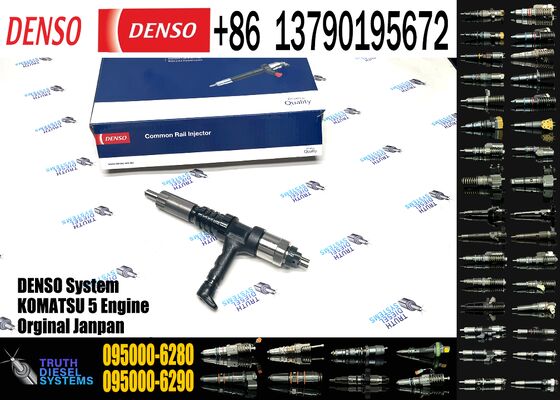095000-6280 Fuel Injector 095000-6280 6219-11-3100 for Komatsu 140E SAA6D170 PC400-8 WA900-3 730E 6D140 SAA12V140E Diesel Engine