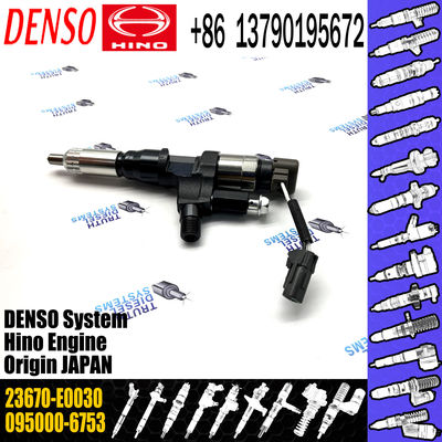 New Diesel DENSO Fuel Injector Assembly 095000-6753 23670-E0030 In Stock