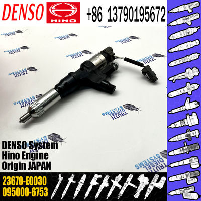 New Diesel DENSO Fuel Injector Assembly 095000-6753 23670-E0030 In Stock