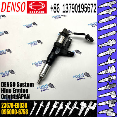 New Diesel DENSO Fuel Injector Assembly 095000-6753 23670-E0030 In Stock