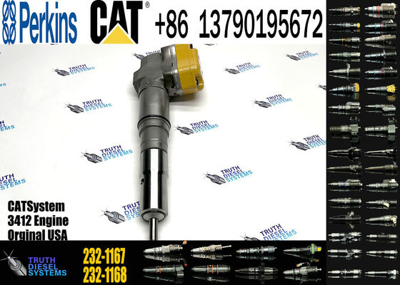 Excavator Engine parts Fule Injetor232-1167 20R-5392 173-4059 198-6877 10R1262 232-1170 for 3412E 3408 Fuel Injector