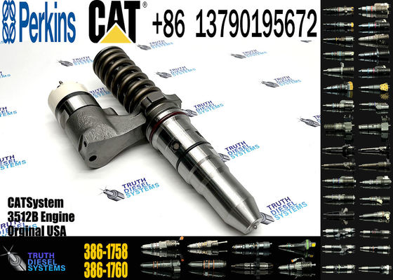 High quality Engine Parts 386-1758 Fuel Injector For Cat 994G 854G 3508B 3512B Engine Injector 392-0206 20R1270