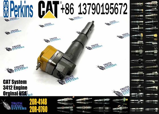 Engine diesel fuel Injector 174-7526 20R-4148 179-6020 or engine 3412E injector 179-6020 174-7526 For excavator 3412
