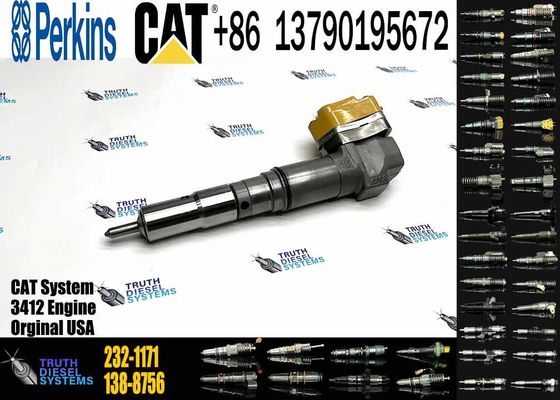 Fuel Injector 174-7526 232-1183 232-1171 232-1175 20R0758 232-1173 232-1168 174-7528 For Caterpillar 3412E 3408E Engine