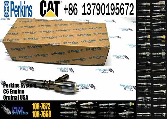 10R-7672 10R-7673 Common Rail Injector for Caterpillar CAT Perkins C6.6 C4.4 Engine