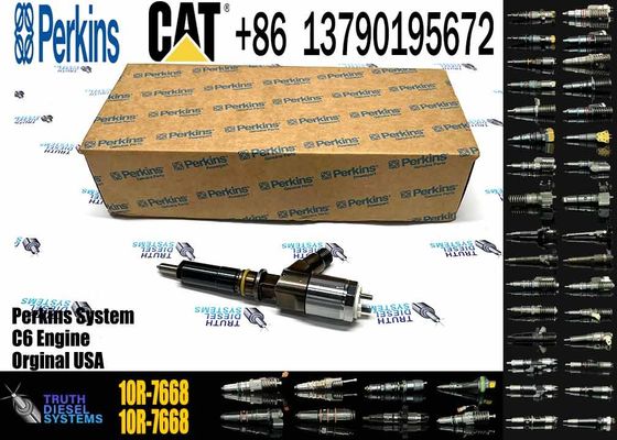 Fuel Injector 10R7668 10R-7668 Compatible with Caterpillar C6.6 Engine Excavator