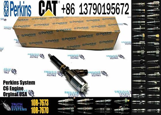 10R7673 10R-7673 Fuel Injector CAT C6.6 Common Rail Fuel Injector 3200690 320-0690 for Cat 928H 928HZ 930H 938H 963D