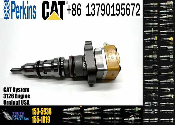 Common Rail Injector Fuel Injector 174-7526 174-7528 179-6020 153-5938 for 3412 Excavator 3412E/5110B