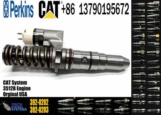 Excavator Parts 392-0202 Fuel Injector 3920202 20R-1266 20R1266 for CAT 793C 793D 3516B 3512B Series