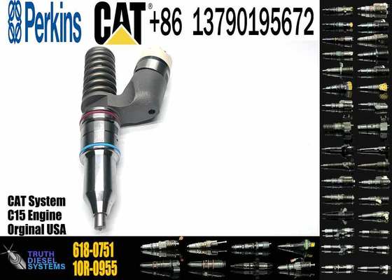 1 Year Warranty New-tec Factory Sale 374-0751 30R-0004 618-0751 20R-2285 Excavator Fuel Injector for CAT C27 100% Test