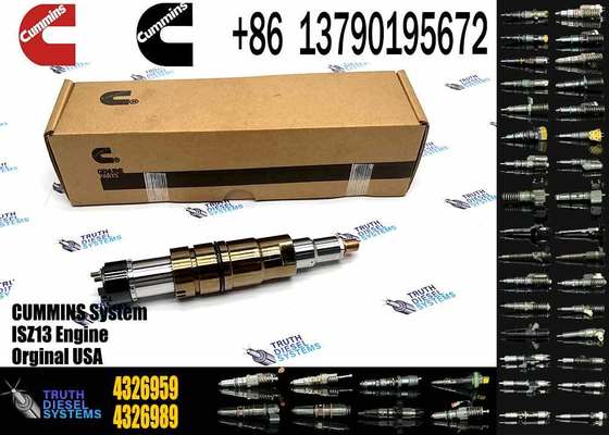 Common Rail Injector 4326959 Automotive Parts Injector 2872544 Diesel Fuel Injector