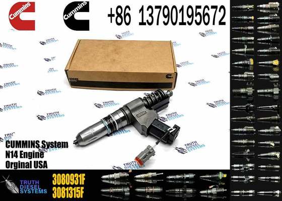 Construction Machinery PartsFuel Injector for N14 Diesel 3080931F 3087558F 4307795 6087807 for CUMMINS Diesel Engine