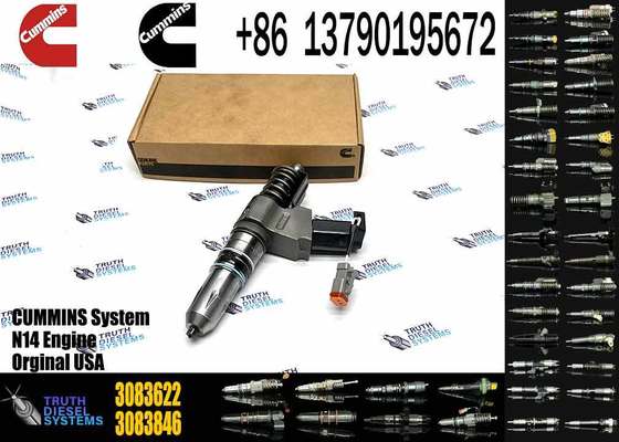 Cummins N14/QSN14 Series Fuel Injector Assembly 3080766 3083622 for Construction Machinery Components Engine Injector for Cummin