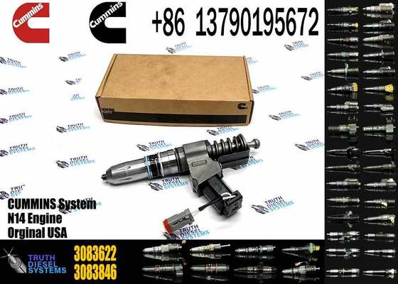 Cummins N14/QSN14 Series Fuel Injector Assembly 3080766 3083622 for Construction Machinery Components Engine Injector for Cummin