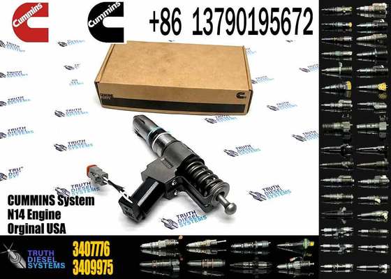 Common Rail Fuel Injector 3407776 3087807 3411385 341176 3409975 for Cummins QSN14 N14 Engine Excavator Parts