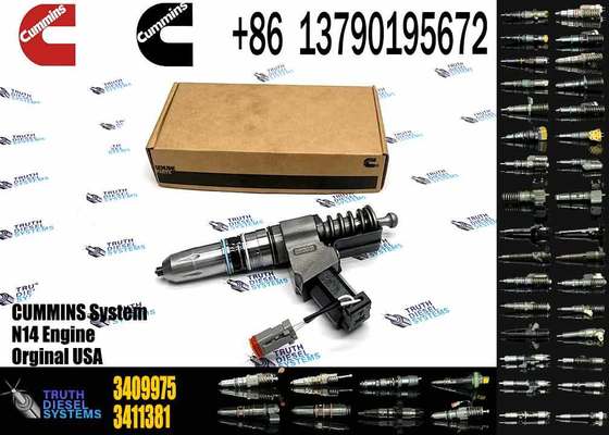 Common Rail Fuel Injector 3407776 3087807 3411385 341176 3409975 for Cummins QSN14 N14 Engine Excavator Parts