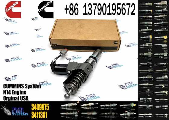 Common Rail Fuel Injector 3407776 3087807 3411385 341176 3409975 for Cummins QSN14 N14 Engine Excavator Parts