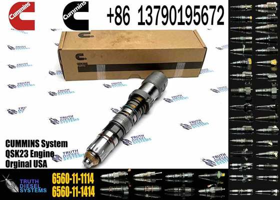6560-11-1414 6560-11-1114 6560-11-1113 Diesel Fuel Injector for Komatsu Engine 6D170 QSK23 QSK60 QSK19 Excavator PC1250-7