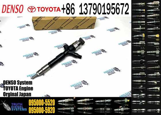 High Quality Diesel Engine Spare Parts New OEM 095000-5520 23670-0L010 236700L010 Fuel Injector Injection Valve Car Part