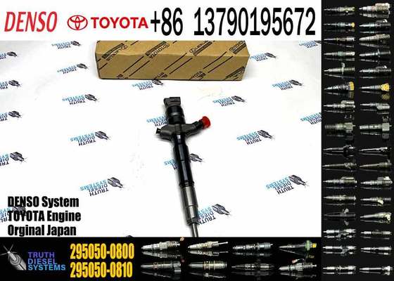Original 295050-0810 Common Rail Injector 23670-09380 23670-0L110 295050-0800