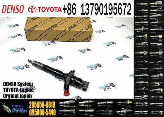 295050-0810 23670-09380 Common Rail Diesel Injector for Toyota Dyna Hiace Hilux 2KD-FTV 2.5L D-4D 200 Engine