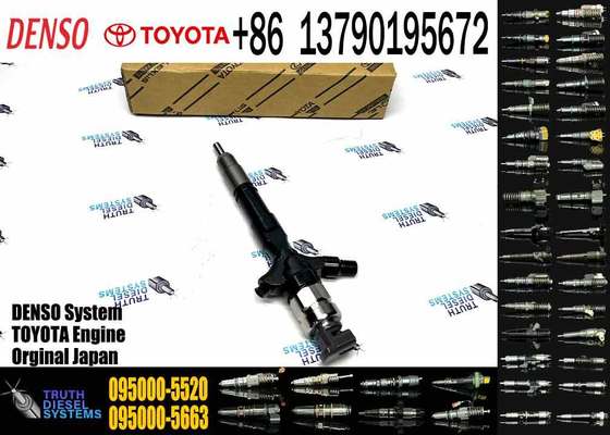 23670-39276 23670-39235 23670-30100 095000-5520 095000-5930 095000-6190 Fuel Injector for Denso Toyota Hilux Hiace 2KD 4WD D4D