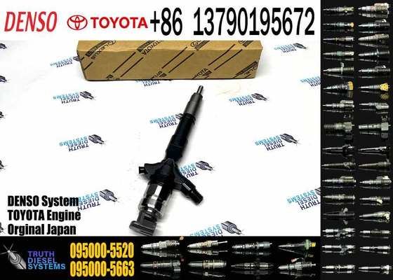 23670-39276 23670-39235 23670-30100 095000-5520 095000-5930 095000-6190 Fuel Injector for Denso Toyota Hilux Hiace 2KD 4WD D4D