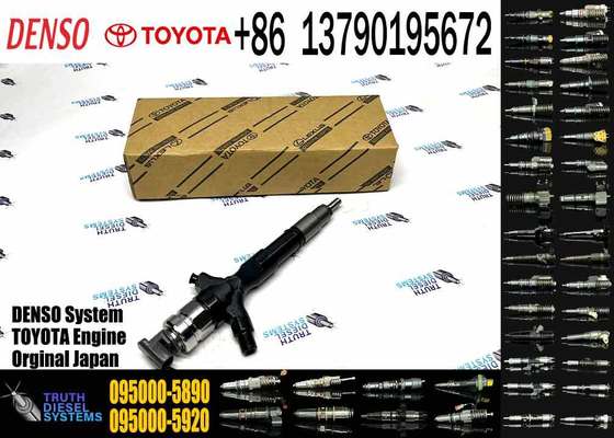 New Diesel Common Rail Injector 095000-5890 095000-5891 095000-5740 23670-30080 23670-39135 for TOYOTA Landcruiser 1KD-FTV