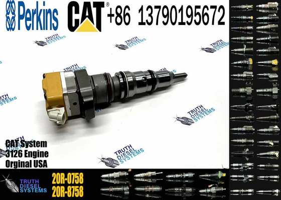 Hot Sale New 3412E for Cat Reman Fuel Injector 20R-0758 20R0758 Aftermarket Engine Spare Parts