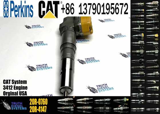 Excavator Parts Engine 3408 3412 Fuel Injector 4CR01974 169-7408 174-7527 222-5967 20R-0760 for Construction Machinery