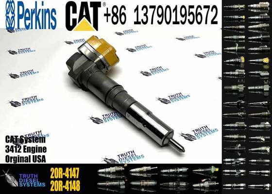 Fuel injector 20R-4147 For Caterpillar CAT 3412 Engine 637E 631E 637G 631G Wheel Tractor AE40 AD45 AE40 II AD40