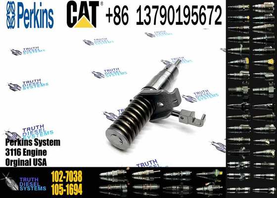 Best Quality Excavator Parts Diesel Fuel Injector 102-7038 1027038 for CAT Engine 3116