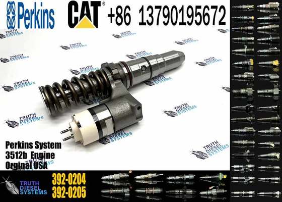 Diesel Common Rail Diesel Fuel Injector 392-0204 3920204 for Caterpillar CAT 3508 3512 3516 3508B 3516B Diesel Engine