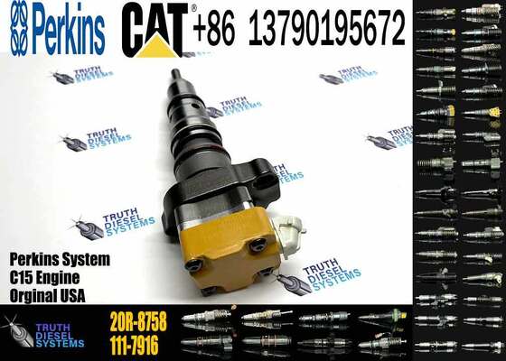 20R-8758 174-7526 20R-0758 Fuel Injector Group Compatible with Engine 3412E | Excavator Repair Tools | High Quality | Durable |