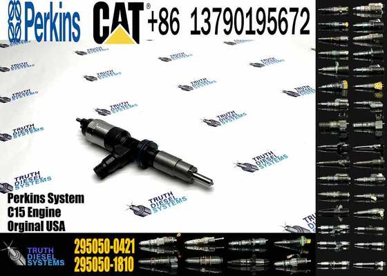 Excavator Parts Diesel Common Rail Injector 295050-0421 370-7287 3707287 295050-1810 418-3229 4183229