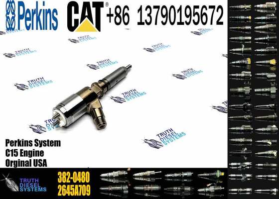 New Diesel Fuel Injectors 282-0490 2645A709 382-0480 306-9380 2645A734 320-0680 for Caterpillar C6.6 Excavator Truck Engine