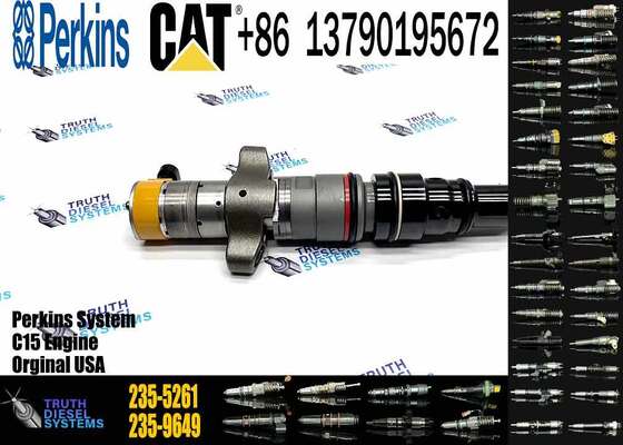 For Caterpillar C-9 Engine Diesel Fuel Injectors 235-2888 235-5261 235-9649 235-5518 235-1400 235-1401 Aluminum Nozzle Injectors