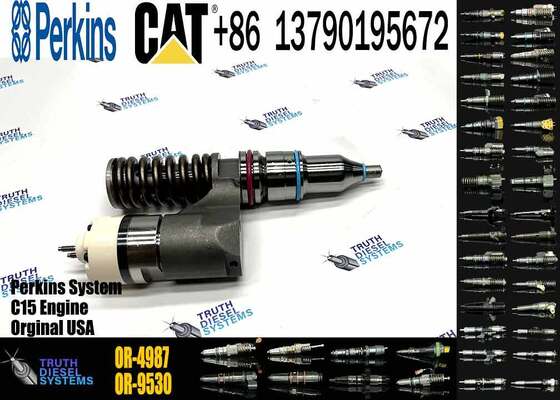 Excavator Parts Diesel C12 Engine Injector 208-9160 0R-9595 1OR-1814 OR-4987 161-1785 New Stainless Steel Injector for Excavator
