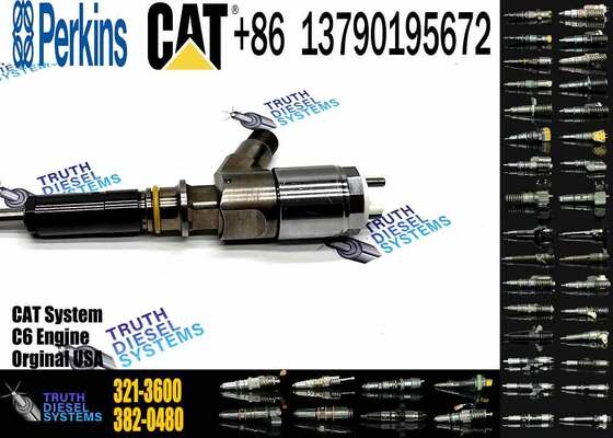 New Diesel Common Rail Injector 2645A745 321-3600 10-R7938 Injector for Excavator 320D Engine C7 C9 C6.6