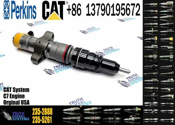 Diesel Fuel Injector Nozzle for C6.4 Engine Compatible with C7 C9 10R7224 235-2888 0445110646 Construction Machinery Parts