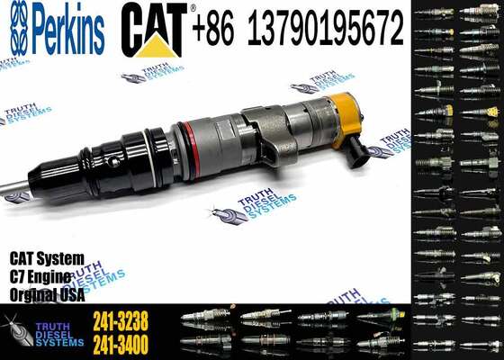 Brand New Unused Caterpillar C7 Fuel Injector 241-3238 241-3239 241-3400 10R-4763 for Construction Machinery Parts Made in China