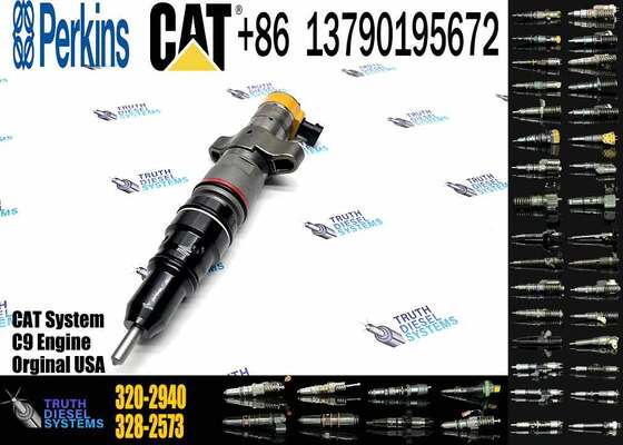 C9 HEUI Injector 320-2940 328-2574 Iesel Fuel Injector 53L-8062 553-2592 for Caterpillar Excavator C9 Engine Parts