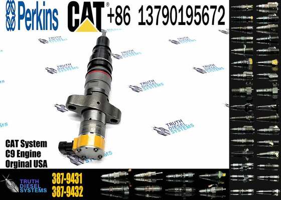 Excavator Fuel Injector 387-9433 for 330D 336D 340D C9 Diesel-Replaces 10R-7222 387-9431 459-8473 6 Month Warranty