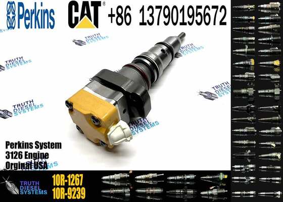 New Diesel Engine Injector 1OR-1267 188-1320 10R-9237 173-9379 10R-0781 4CR0197 156-8895 for C-aterpillar C3126 Common Rail Steel