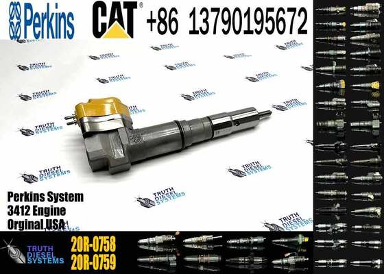 Excavator Injector 20R-0758 20R0758 232-1175 2321175 174-7526 1747526 159-0835 for 3126 Engine Parts Diesel Nozzle Assembly